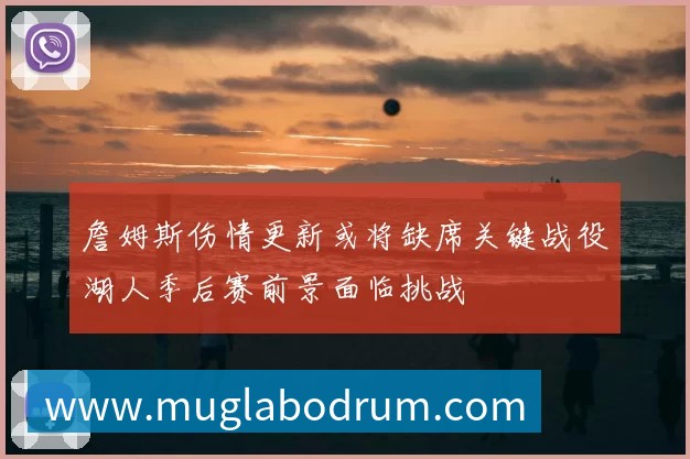 詹姆斯伤情更新或将缺席关键战役湖人季后赛前景面临挑战
